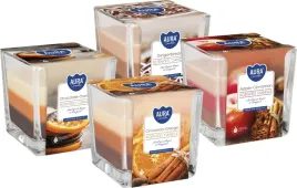 zestaw-swieca-zapachowa-w-szkle-trojkolorowa-bispol-aura-32h-mix-5-4szt