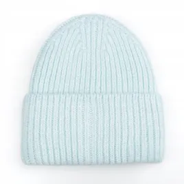 czapka-beanie-damska-welniana-welna-zimowa-na-zime-60percent-angora-zielona