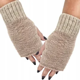 rekawiczki-damskie-mitenki-bez-palcow-bez-bezowe