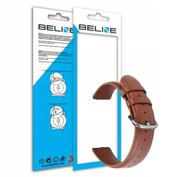 beline-pasek-watch-22mm-elegance-brazowy-brown