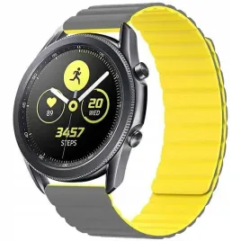 beline-pasek-watch-20mm-magnetic-szaro-zolty-gray-yellow