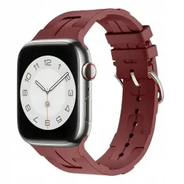 beline-pasek-apple-watch-silicone-ultra-38-40-41mm-bordowy-maroon-box