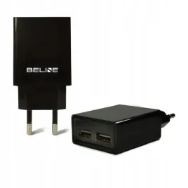beline-lad-siec-2xusb-2a-czarna-black-only-head