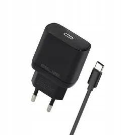 beline-lad-siec-1x-usb-c-25w-kabel-usb-c-czarna-black-pd-3-0-blncb25c