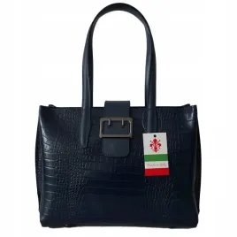 torba-kuferek-a4-skorzana-motyw-krokodyla-vera-pelle-granatowa