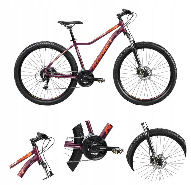 Фото - Велосипед Romet ﻿Rower górski MTB damski  Jolene 7.2 rama 17 cali koła 27,5'' Shimano 