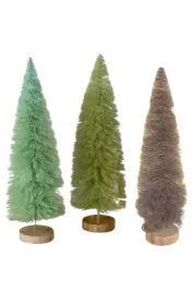 choinki-dekoracyjne-boltzexmas-kolorowe-zestaw-3-sztuki-zielony-szary