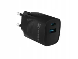 ladowarka-sieciowa-ribera-gan-1x-usb-a-1x-usb-c-30w-czarna