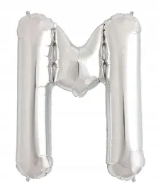 srebrny-balon-ksztalt-litery-40cm-srebrna-litera-m