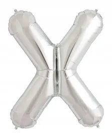 srebrny-balon-ksztalt-litery-40cm-srebrna-litera-x
