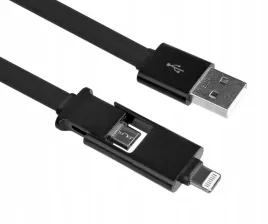 kabel-do-ladowania-2w1-iphone-i-micro-usb-plaski