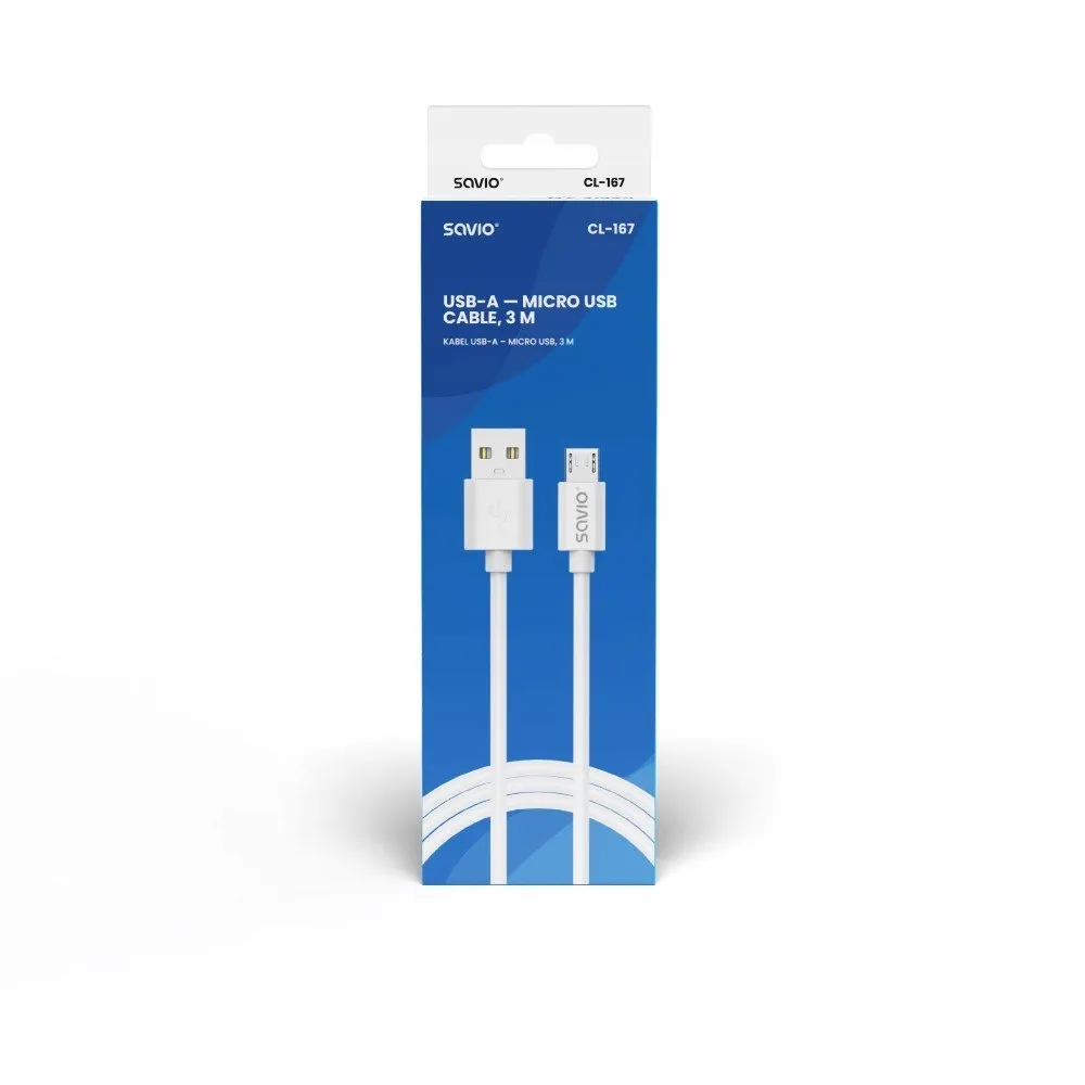 kabel-usb-a-micro-usb-2a-3m-cl-167