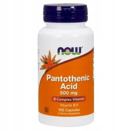 kwas-pantotenowy-500-mg-100-kaps-witamina-b-5-b5-pantothenic-acid-now-foods