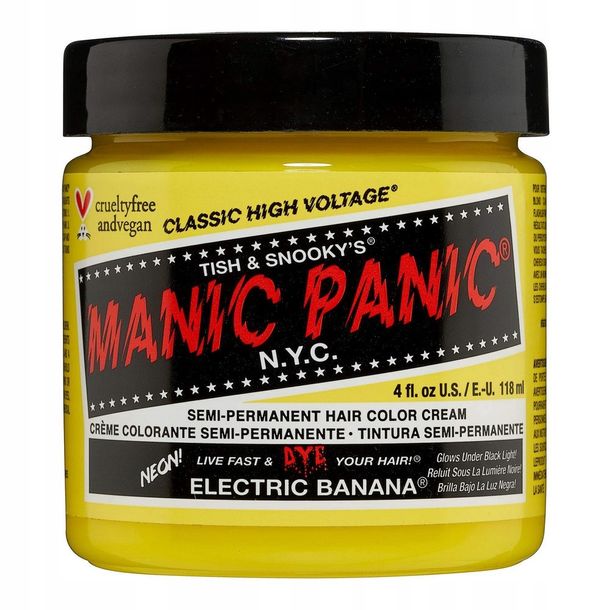 Zdjęcia - Farba do włosów Classic Toner  Manic Panic Electric Banana 