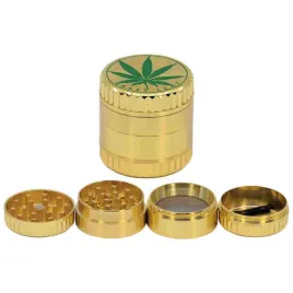 mlynek-grinder-crusher-4-czesci-listek-zielony