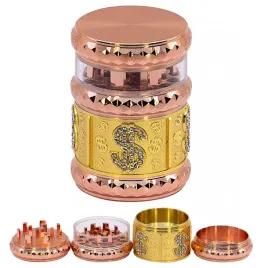 metalowy-plastikowy-mlynek-zloty-dolar-4-czesci