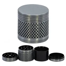 mlynek-siatka-4-czesciowy-z-wkladka-na-zmielony-tyton-szary