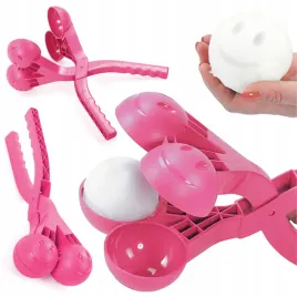 sniezkomat-narzedzie-do-robienia-kulek-ze-sniegu-podwojny-kulkomat-rozowy