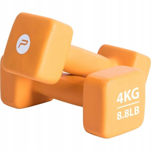 Zdjęcia - Sztanga i hantle Pure 2improve ﻿ZESTAW HANTLI NEOPRENOWYCH HANTELKI DO ĆWICZEŃ FITNESS 2x4KG PURE2IMPROVE 