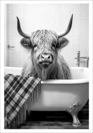 plakat-bez-ramy-do-lazienki-wc-toalety-bizon-zubr-wanna-p2525-50x70