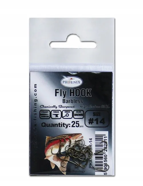 haczyki-fly-hook-703br-brown-14-stan-nowy