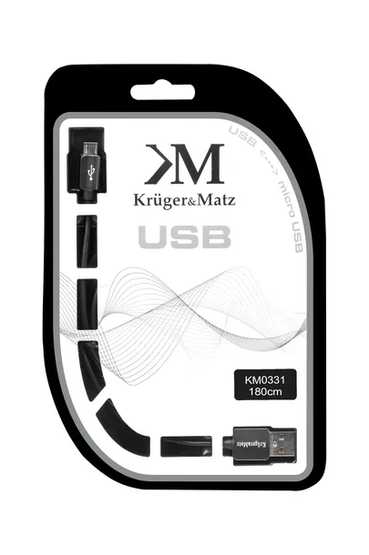 kabel-usb-micro-usb-18m-krugerandmatz-km0331-stan-nowy