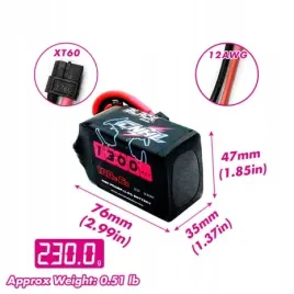 akumulator-cnhl-lipo-6s-22-2v-1300mah-100c-xt60