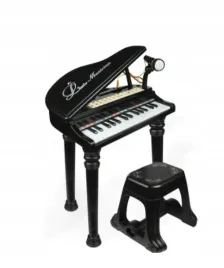 pianino-z-mikrofonem-i-krzeselkiem-dla-dzieci-czarne-black-zabawa-prezent