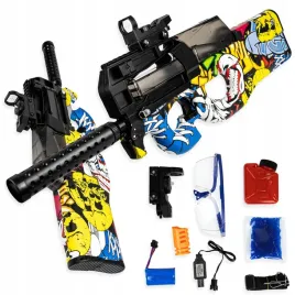 karabin-pistolet-automat-na-kulki-zelowe-zestaw