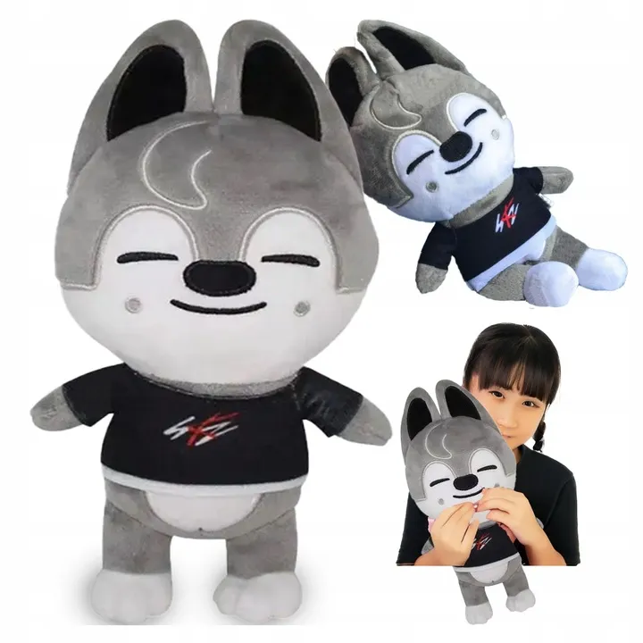 SKZOO WOLF CHAN MASKOTKA STRAY KIDS PLUSZAK WILK 25 cm K-POP