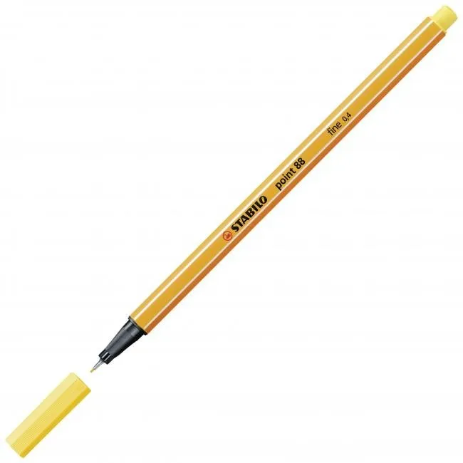 cienkopis-stabilo-zolty-04-mm-stan-nowy