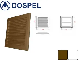 kratka-wentylacyjna-135x135mm-dl-135-rw-dospel-007-4192-brazowa-kwadratowa