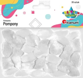 pompony-akrylowe-titanum-biale-30-szt-25-mm