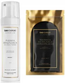 zestaw-tanexpert-pianka-samoopalajaca-tan-bronze-amber-200-ml-rekawica