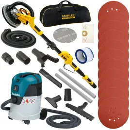 szlifierka-stanley-sfmee500s-odkurzacz-makita-vc2512l-30-krazkow-225mm
