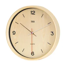 zegar-scienny-tarczowy-klasyczny-kwarcowy-30-cm-jasny-braz
