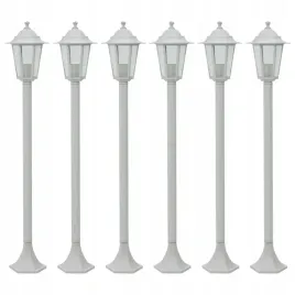 lampy-ogrodowe-110-cm-e27-aluminium-6-szt-biale