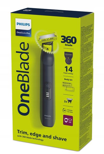 Trymer Maszynka Golarka akumulatorowa PHILIPS OneBlade Pro QP6542/15