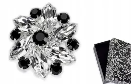 broszka-srebrna-czarna-okragla-kwiat-elegancka-najmodniejsza-vintage-czeska