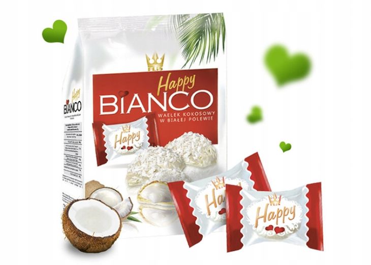 Flis Praliny Waflowe Happy Bianco, 140g