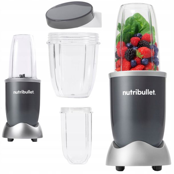 ﻿Blender kielichowy NutriBullet smoothie koktajle przenośny 2w1 KRUSZY LÓD