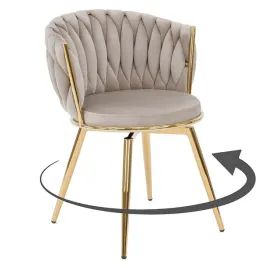 krzeslo-obrotowe-dc-3027-ciemny-bez-welur-7-zlote-nogi