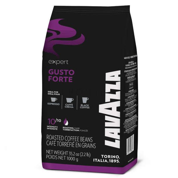 Promocja Kawa ziarnista Lavazza Expert Gusto Forte 1kg wyprzedaż przecena