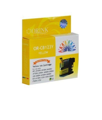 Tusz Orink LC123 do Brother 10 ml Yellow