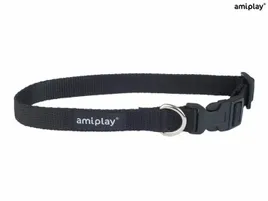 amiplay-obroza-regulowana-basic-czarny