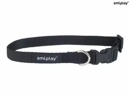 amiplay-obroza-regulowana-basic-m-czarny