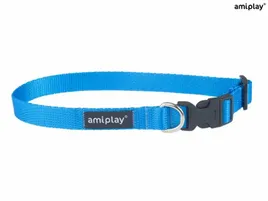 amiplay-obroza-regulowana-basic-m-niebieski