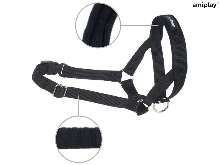 amiplay-halter-basic-m-czarny-stan-nowy