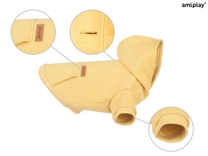 bluza-z-kapturem-texas-45-cm-beagle-zolta-stan-nowy