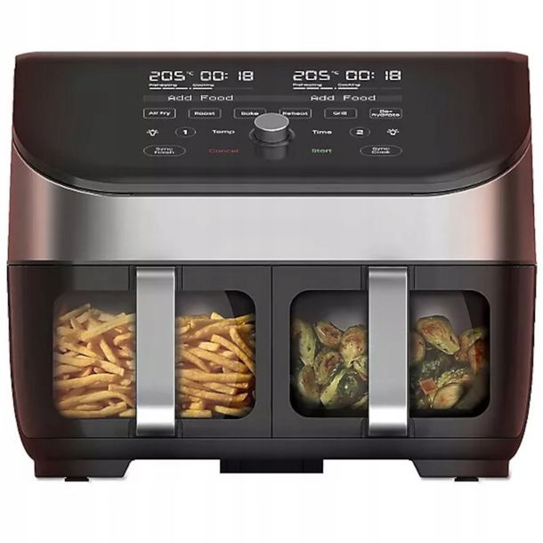 FRYTKOWNICA BEZTŁUSZCZOWA PODWÓJNA 7,6L AIRFRYER INSTANT Vortex Plus Dual